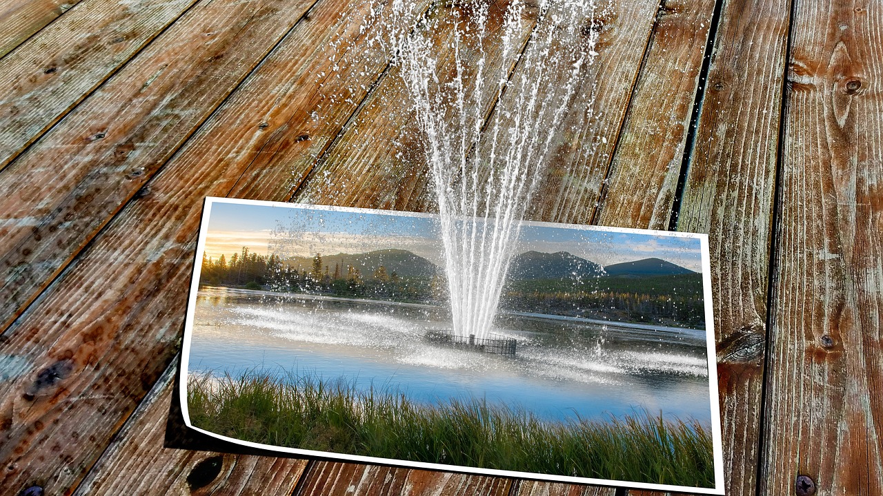 Lake, fountain, photo — How to Send Ethereum from Your MyEtherWallet Account