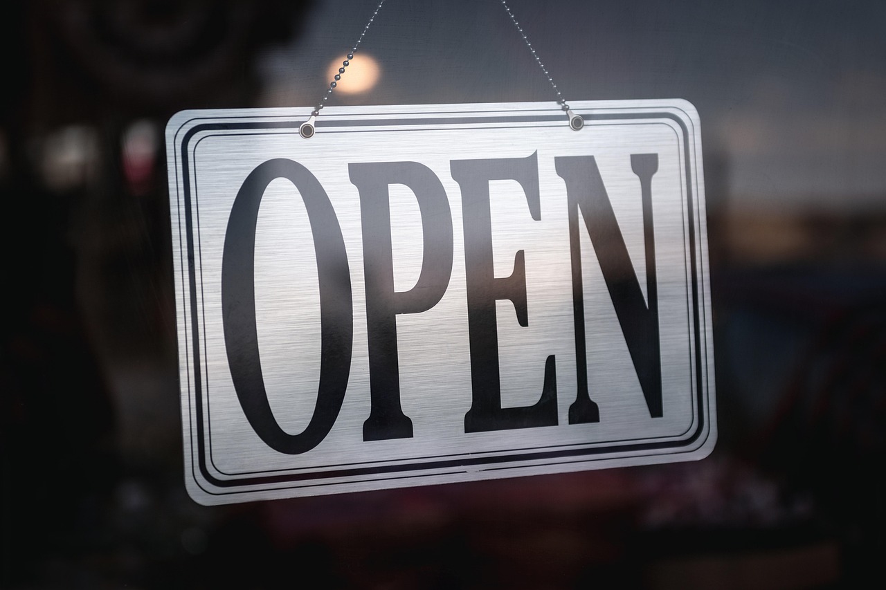 Sign, open sign, signage — Letting Go of Tension through Yin-Yang Balance in Tantric Massage